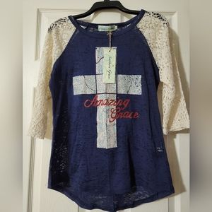 3/4 sleeve, lightweight top